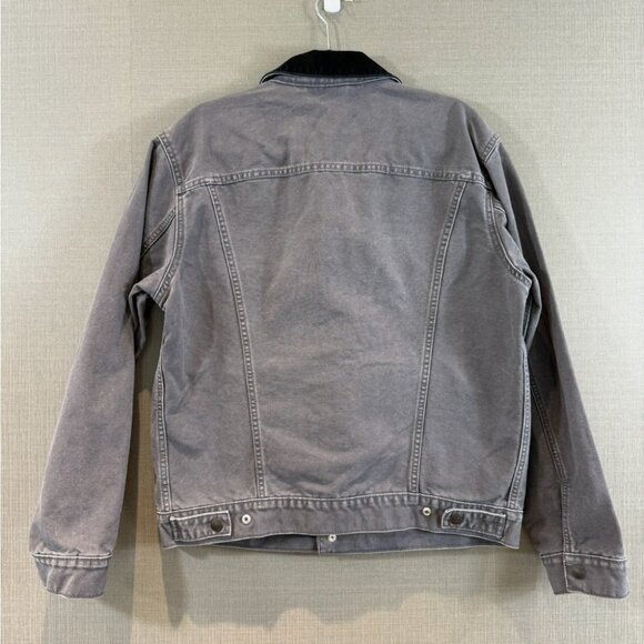 Levi’s Trucker Denim Jacket Gray Black - Picture 3 of 7